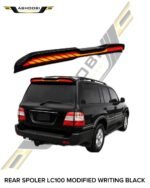 REAR SPOILER LC100 MODIFIED BLACK WRITING