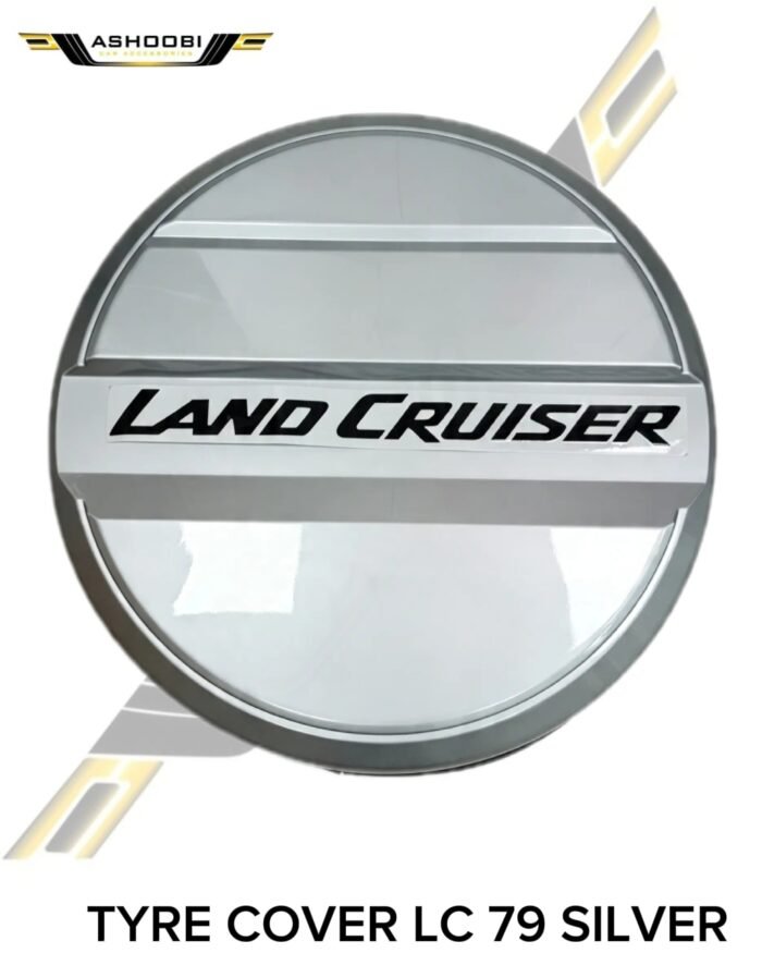 TYRE COVER LC79 SILVER