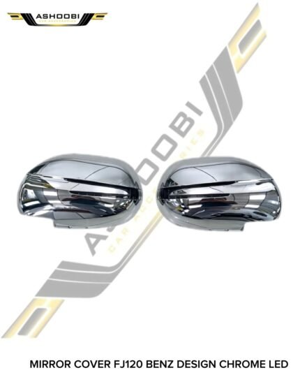 MIRROR COVER FJ120 BENZ DESIGN CHROME LED