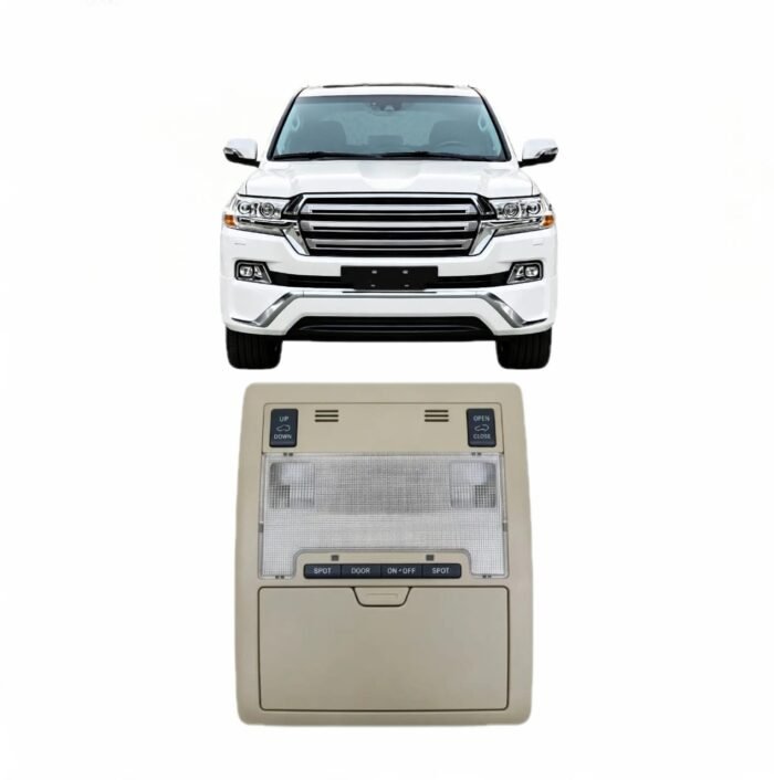 ROOF LIGHT BEIGE WITH BUTTON FOR LAND CRUISER LC200 ROOF LIGHT BEIGE WITH BUTTON FOR LAND CRUISER LC200